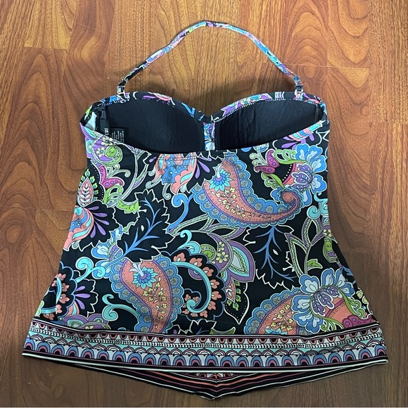 Apt 9 Boho Halter Tankini Top Size Small S - Picture 7 of 7